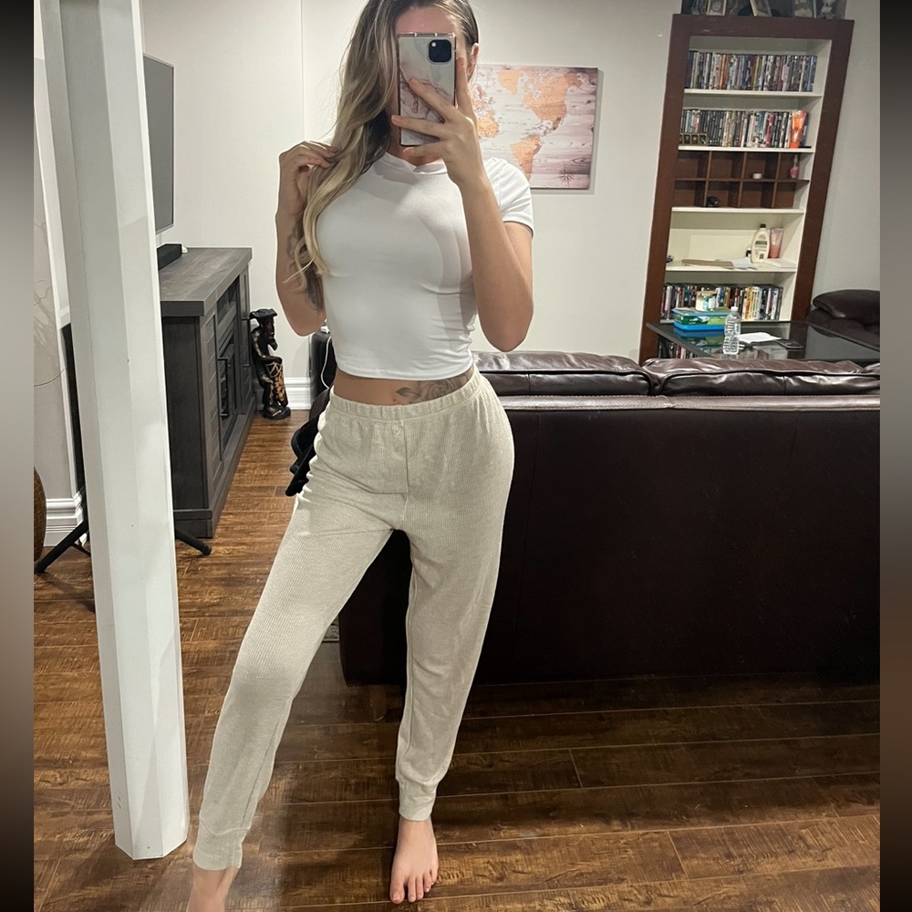 Joe fresh waffle knit joggers